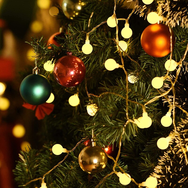10M Small Ball Fairy Lights Globe String Lights USB/Battery Operated