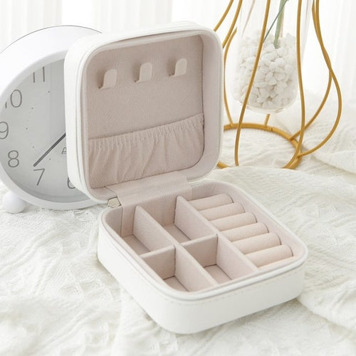 Necklace Boxes Packaging - Travel Leather Jewelry Box Multi-functional
