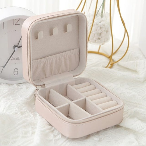 Necklace Boxes Packaging - Travel Leather Jewelry Box Multi-functional