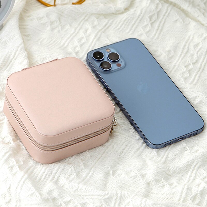 Necklace Boxes Packaging - Travel Leather Jewelry Box Multi-functional