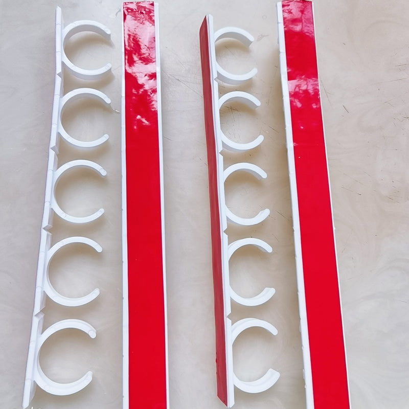 Spice Bottle Rack Kitchen Cabinet Storage Wall Mount Plastic