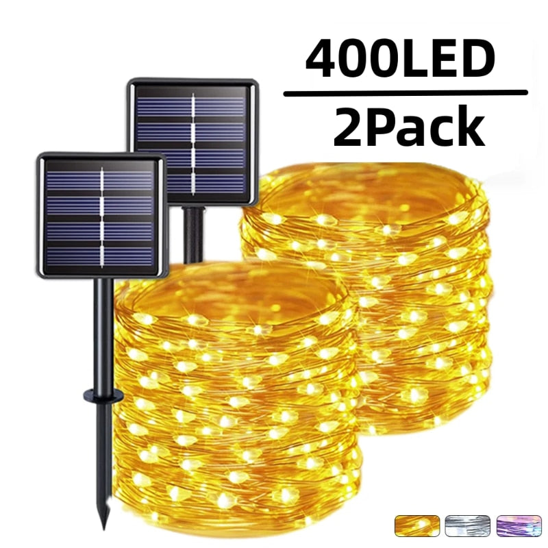 LED Solar Light Outdoor Garden Fairy String Light