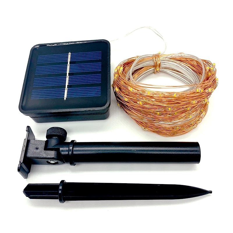 LED Solar Light Outdoor Garden Fairy String Light