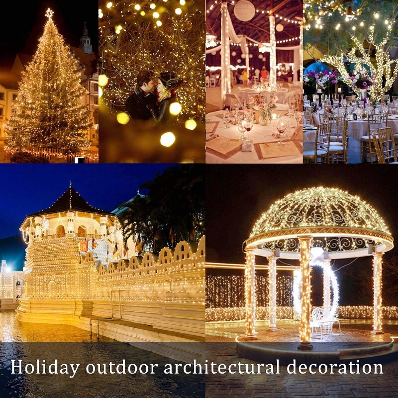LED Solar Light Outdoor Garden Fairy String Light