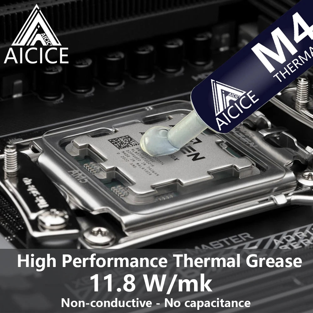 M4 Thermal Paste Processor 4g 11.8W/M-k For CPU GPU Printer HeatSink