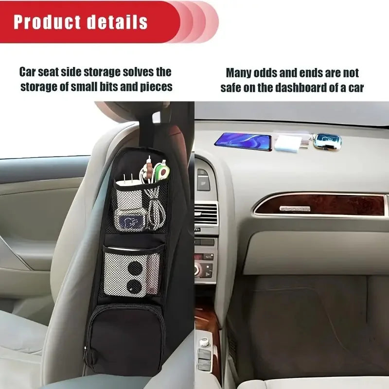 1pcs Car Seat Back Hanging Bag Oxford Cloth Waterproof Thermal