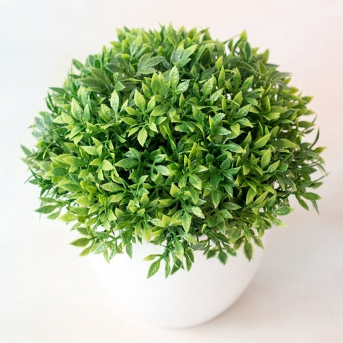 Artificial Plants Potted Bonsai Green Small Tree Plants Fake Flowers