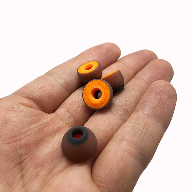 Memory Foam Earphones Silicone Case In-Ear Covers Earbud Tips Ear Caps