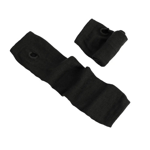 Winter Fashion Striped Arm Warmers Knitted Female Wrist Hand Warmer