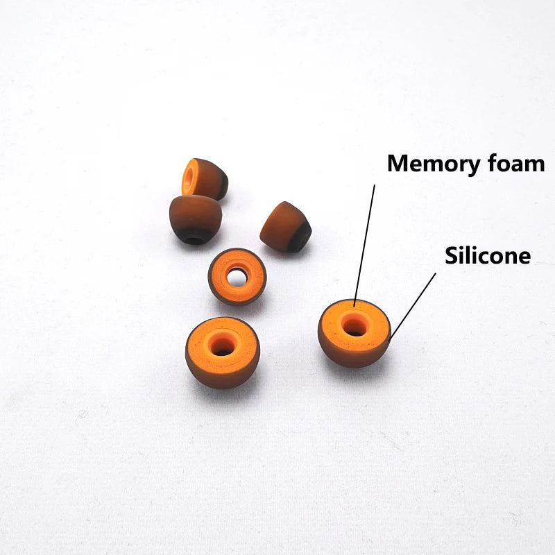 Memory Foam Earphones Silicone Case In-Ear Covers Earbud Tips Ear Caps