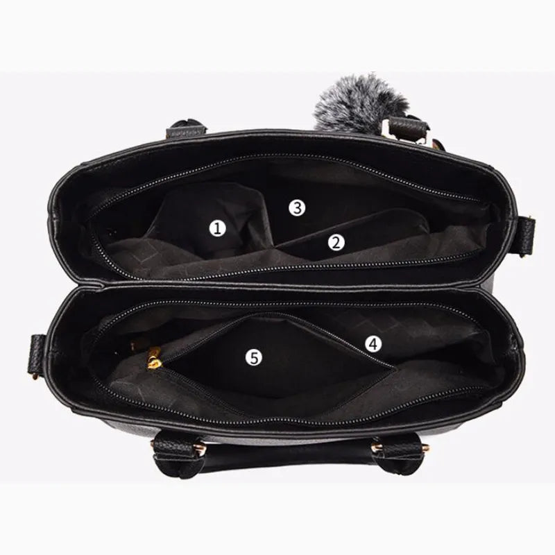 Embroidery Messenger Bags Women Leather Handbags Bags for Women Sac a