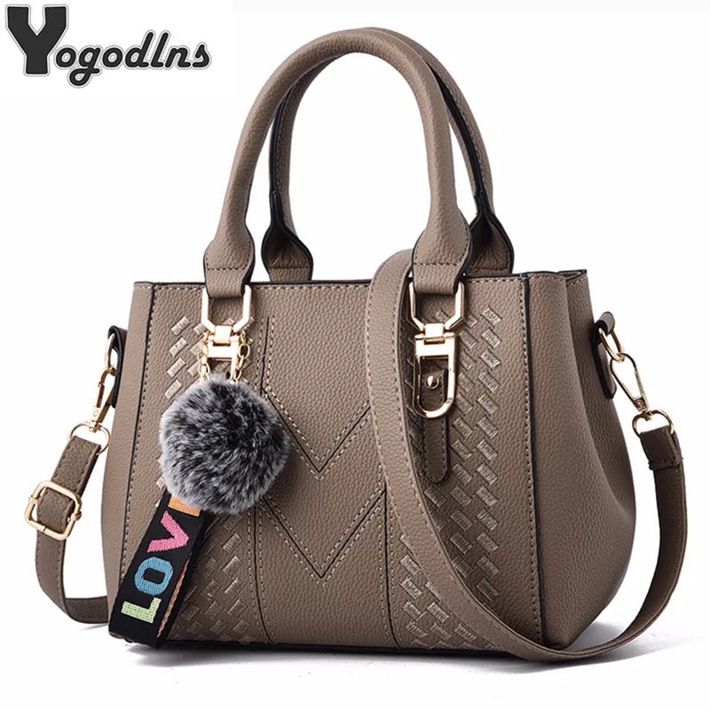 Embroidery Messenger Bags Women Leather Handbags Bags for Women Sac a