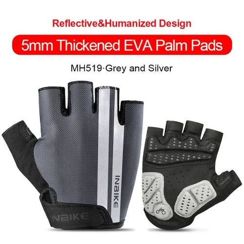 INBIKE Shockproof GEL Pad Cycling Gloves Half Finger Sport Gloves Men
