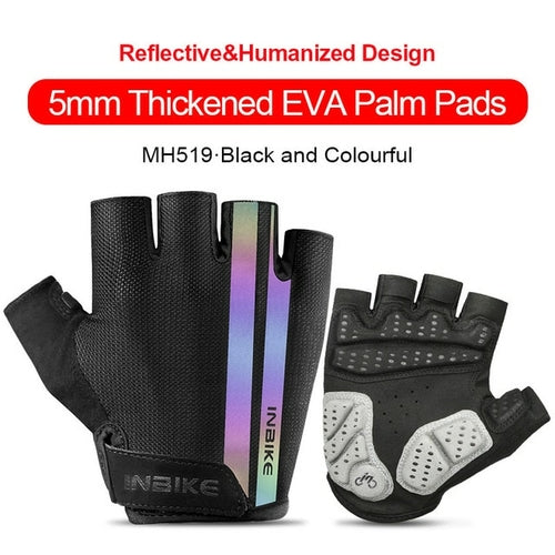 INBIKE Shockproof GEL Pad Cycling Gloves Half Finger Sport Gloves Men