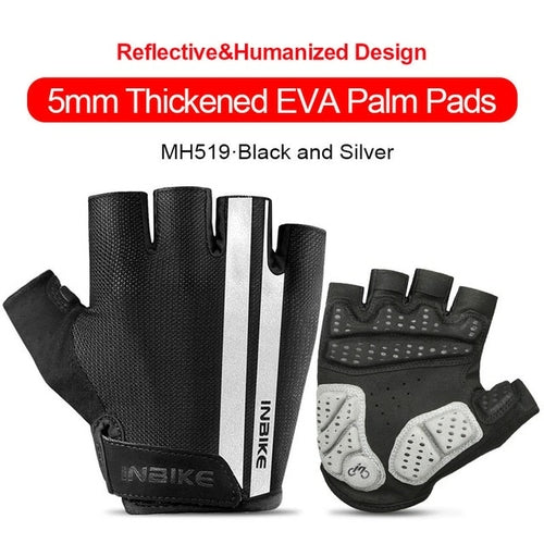 INBIKE Shockproof GEL Pad Cycling Gloves Half Finger Sport Gloves Men
