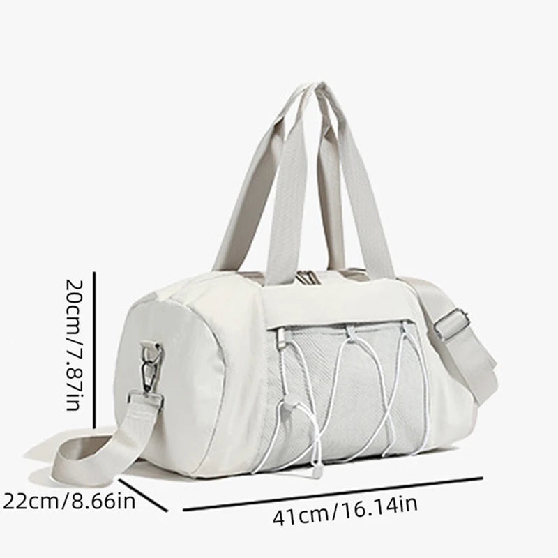 Large Women's Fitness Handbag Gym Sport Tote Bag Dry Wet Swimming