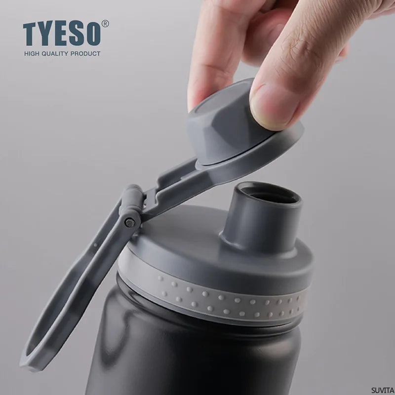 TYESO Vacuum Flasks Stainless Steel Thermos Water Bottle