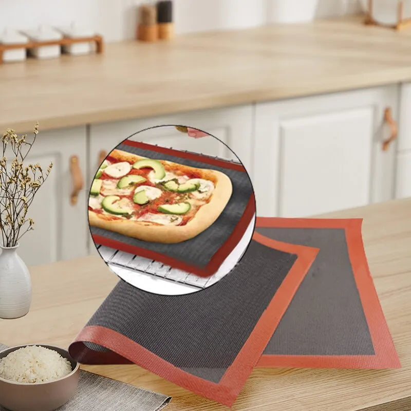 30X40cm Silicone Grill Mat Baking Tray Breathable Cookie Bread Mat