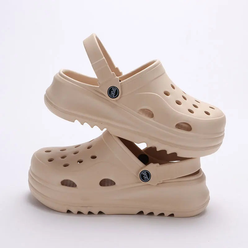 Chunky Platform Clogs Shoes for Women Thick Bottom Non Slip Beach