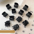 Black Small Hair Claw For Women Girls Sweet Hair Ornament