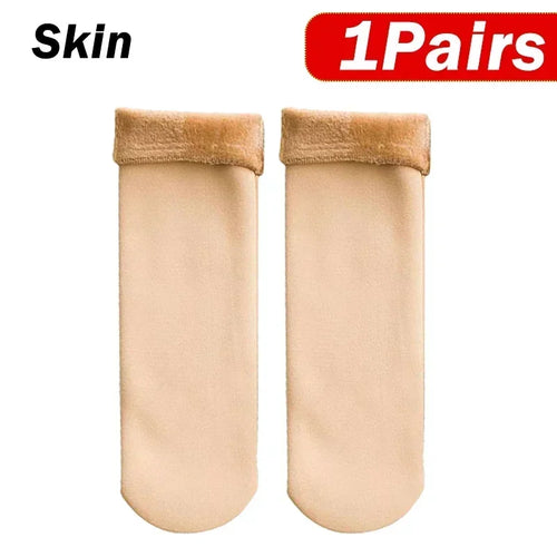 Women Winter Thicken Warm Short Socks Thermal Cashmere
