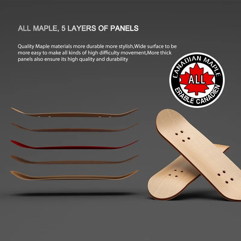 Mini Maple Finger Skateboard Desktop Sport Game Fingerboard Toys Mini