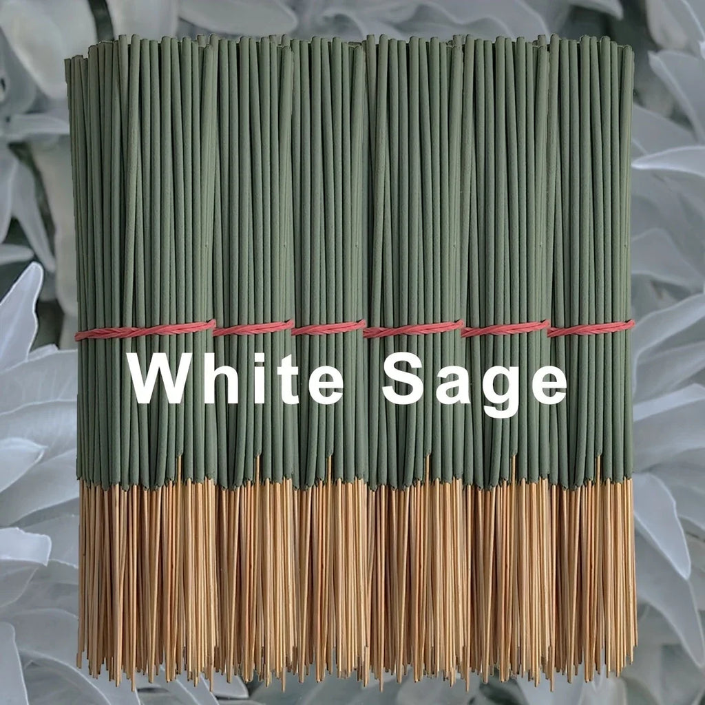 White Sage Incense Sticks, 8.66inch Sticks, Suitable for Yoga
