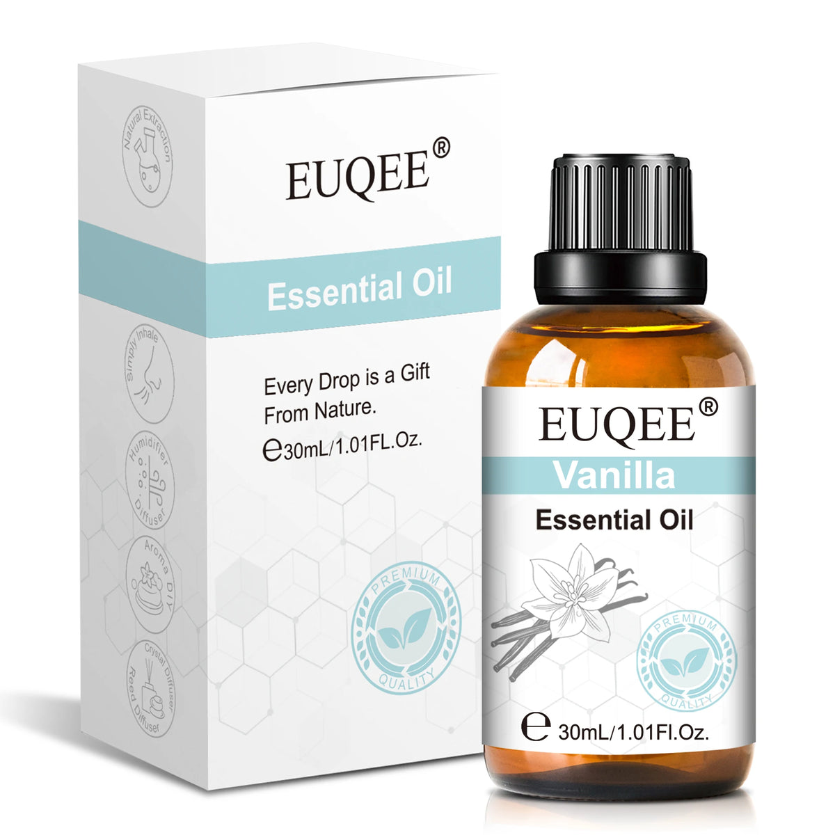 30ML Pure Essential Oil Vanilla Lavender Mint Rose for Aromatherapy