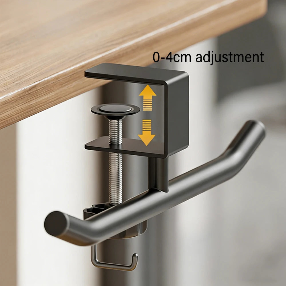 Desk Bag Hanger Portable Bag Hanger School Office Desk Edge Bag Hook
