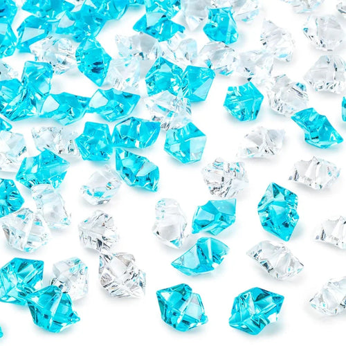 100pcs 11x14mm Crystals Plastic Gems Home Vase Decoration Multi