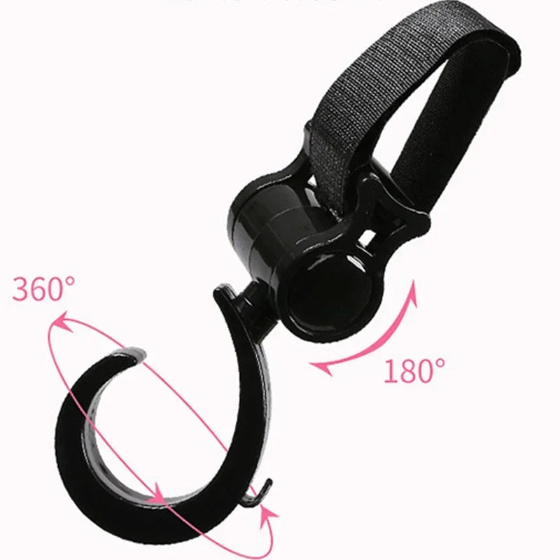 Baby Stroller Hooks Plastic Buckles Clips Carabiner Multifunction