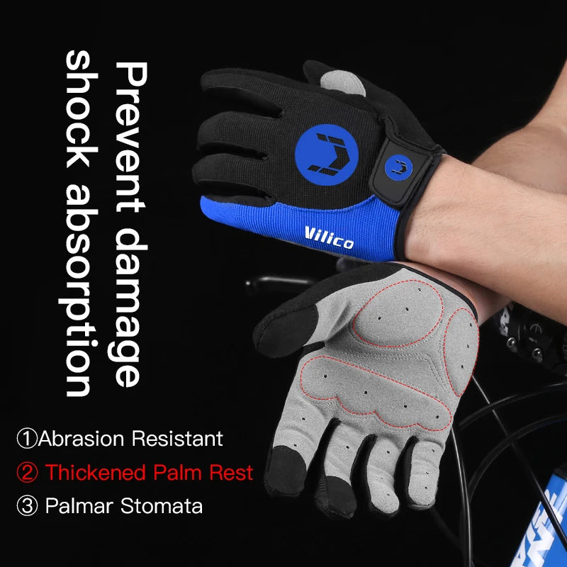 Sports Cycling Gloves Breathable Non-slip MTB Road Bike Gloves Touch