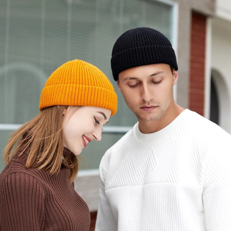 Winter Knitted Hat Warm Outdoor Sport Cold Protection Running Beanie
