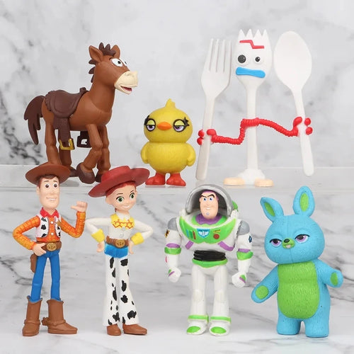 Toy Story 5 Action Figures Toys Woody Buzz Lightyear Jessie Lilypad