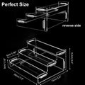 3 Tier Acrylic Display Stand Durable Display Rack For Cupcake Perfume