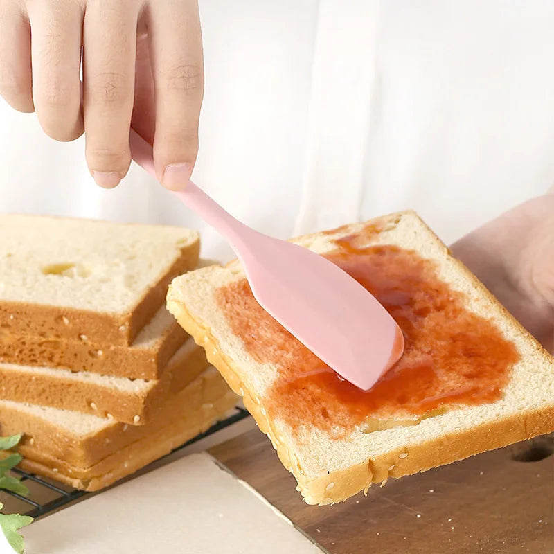 Silicone Cream Spatula Non-Stick Butter Spatula Heat-Resistant Kitchen