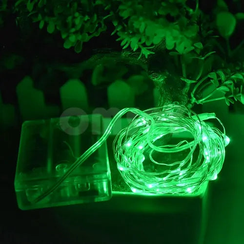 LED Copper Wire String Lights 3XAA Battery Operated Christmas