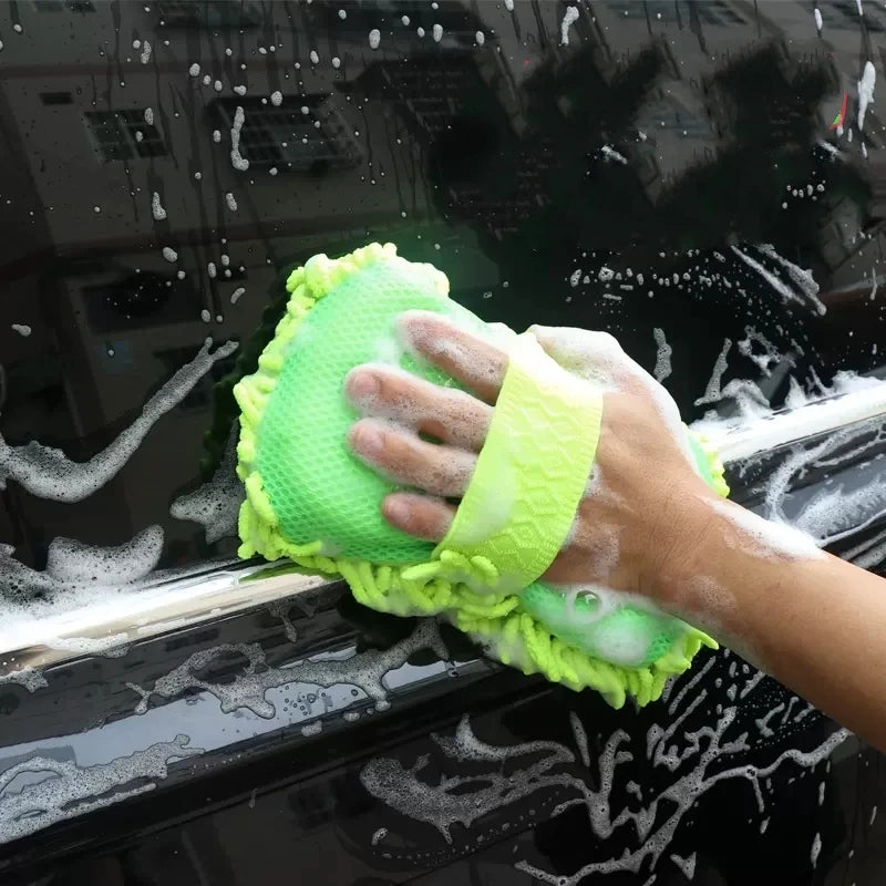 Microfiber Car Washer Sponge Cleaning Car Care Detailing Brushes