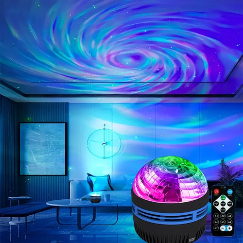 LED Galaxy Projector Light Multi-color Remote Control for Bedroom