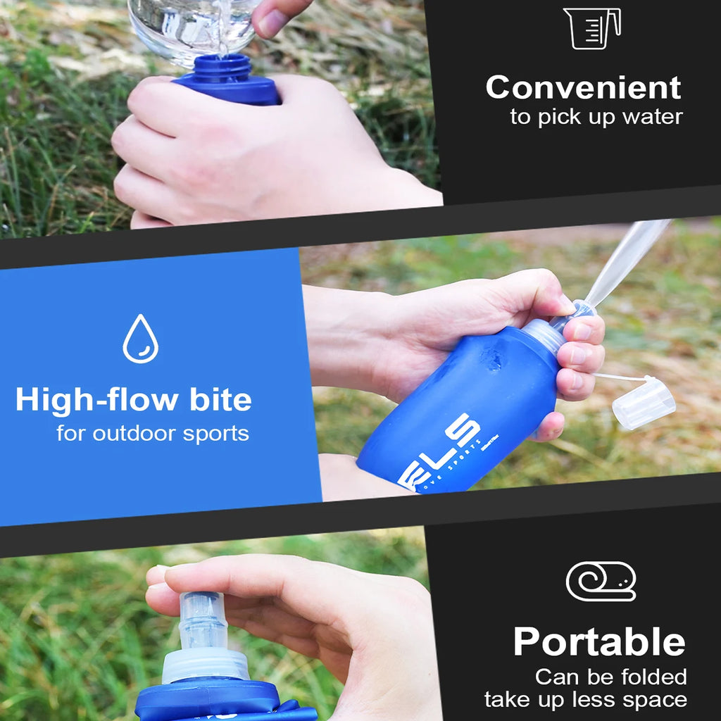 Outdoor Collapsible Silicone Bite Size Water