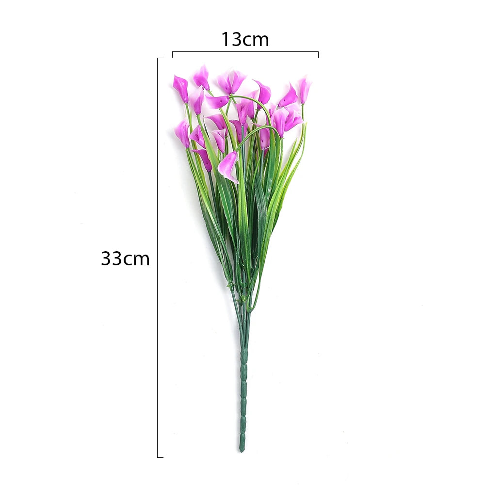 Artificial Flowers Bouquet 33cm Fake Flowers for Home Room Decor