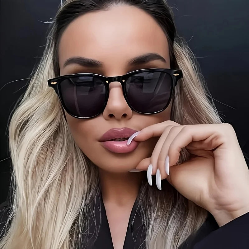 Fashion Cat Eye Metal Frame Sunglasses Women Brand Desginer Sun