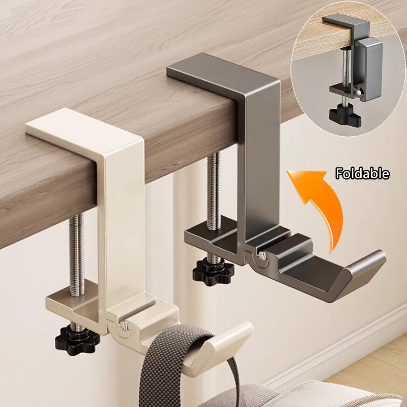 Adjustable Foldable Desk Edge Hook Gaming Headset Desk Hanger