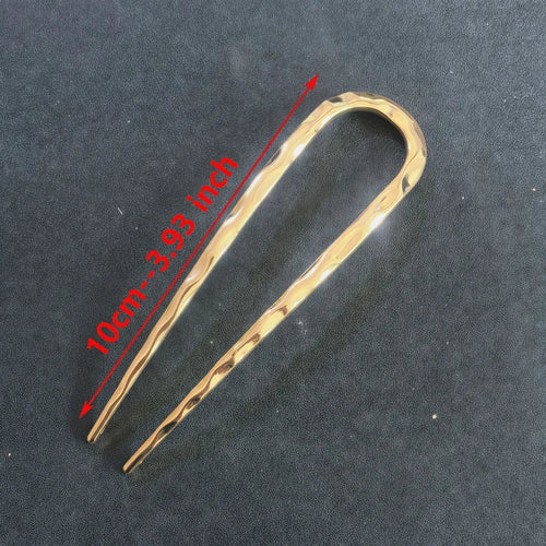 Simple U Shaped Hairpin Metal Hair Sticks U French Hair Clips Pins