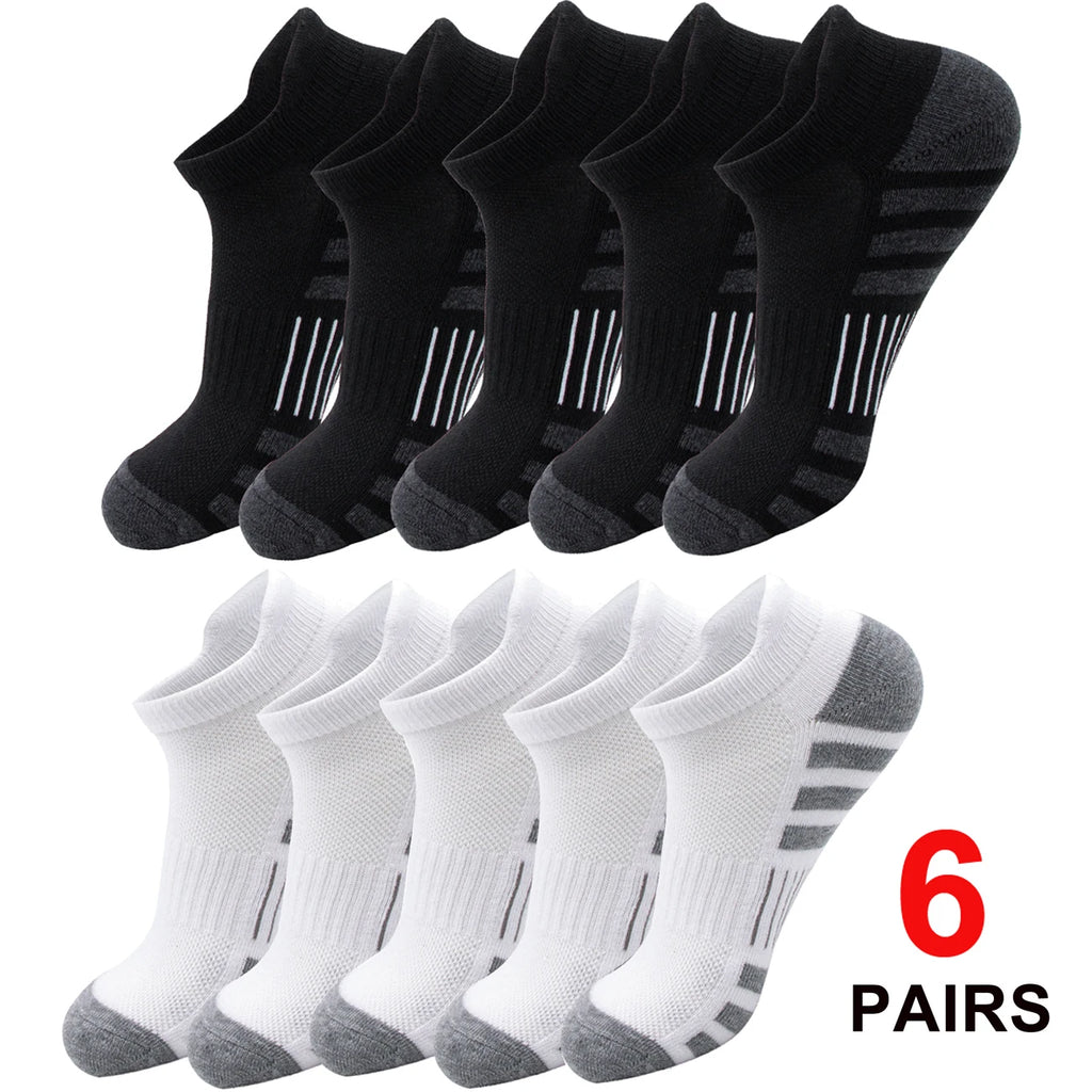 Ankle Athletic Running Socks Cushioned Breathable Low Cut