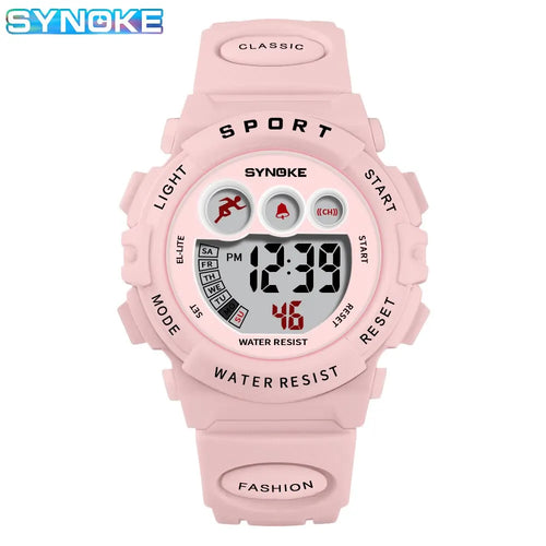 SYNOKE Student Sport Watches For Kids Colorful Electronic Watches