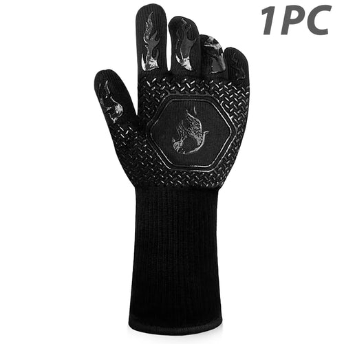 1PC / 1 Pair Oven Gloves, Oven Mitts, Heat Resistant Fireproof
