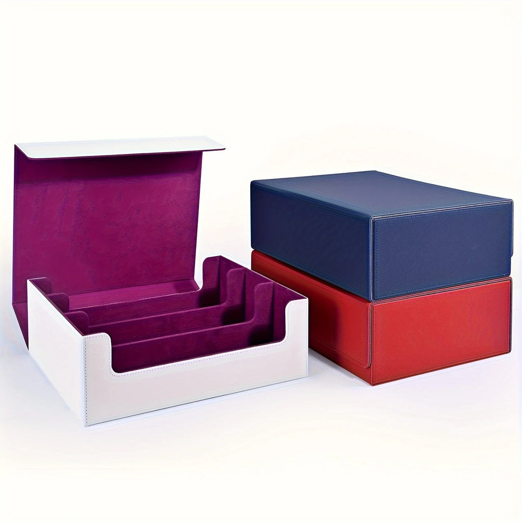Trading Card Storage Box, Can Hold 1800+ Single Decks, Magnetic