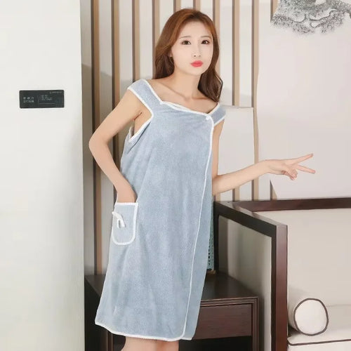 Womens Bath Towels Girls Wearable 90*130Cm Fast Drying Bathing Beach