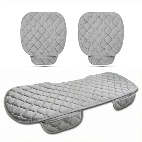 SEAMETAL Plush Car Seat Cover Anti Slip Soft Seat Cushion Auto Chair